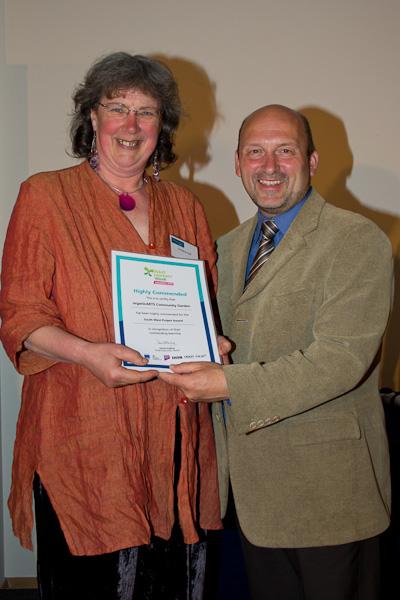 christine's award picture