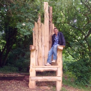 Big chair that I made June 2016