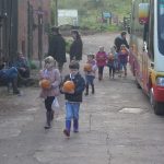 October Visit - pumpkin delivery
